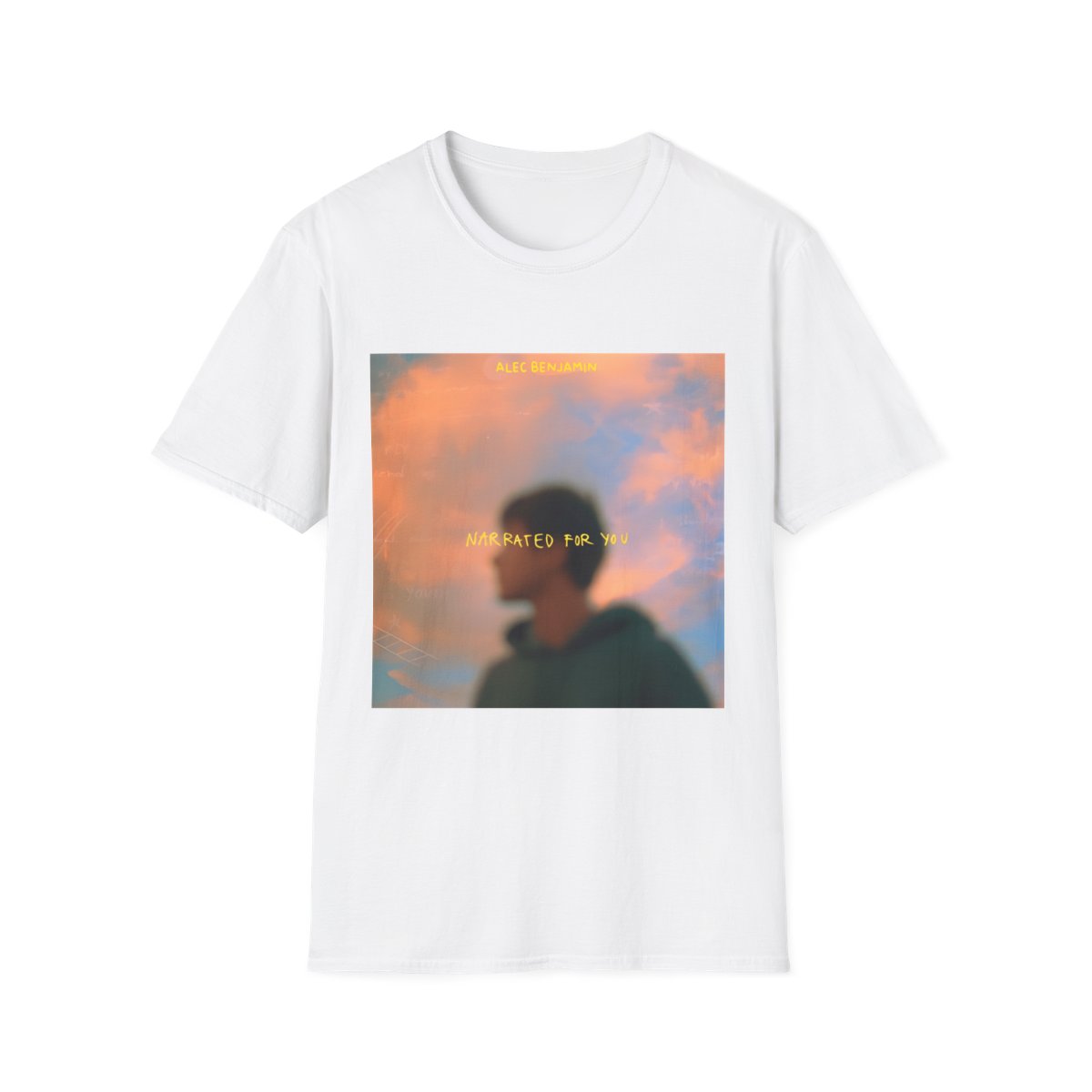 Alec Benjamin Album Unisex Softstyle T-Shirt, enlarged