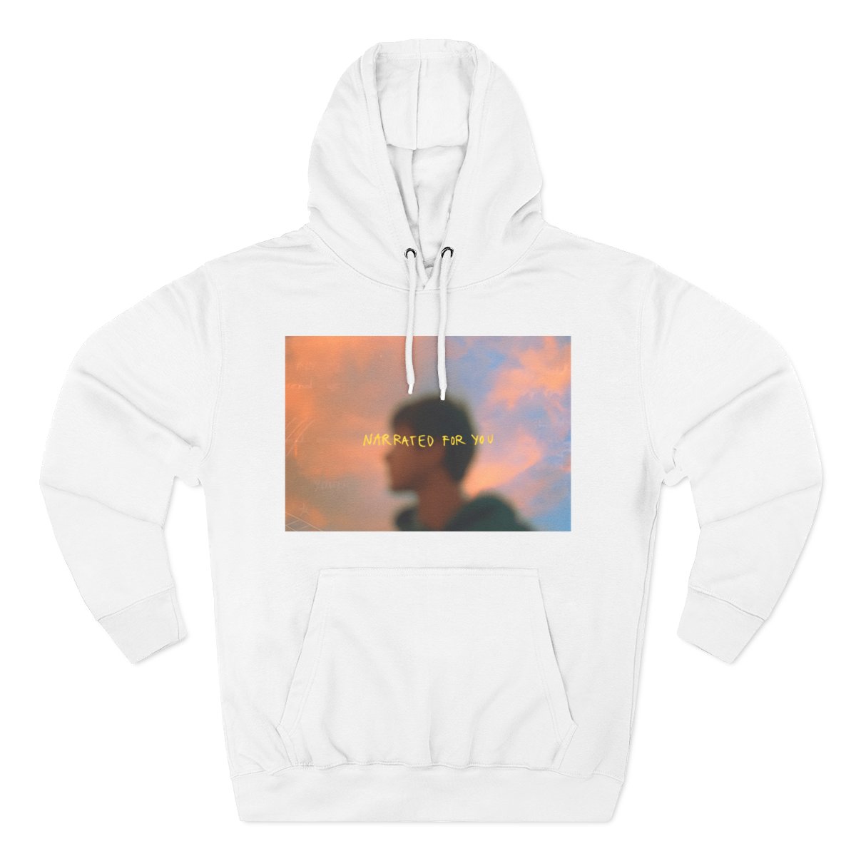 Alec Benjamin Album Three-Panel Fleece Hoodie, enlarged